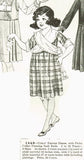 1920s Vintage Butterick Sewing Pattern 1648 Toddler Girls Edwardian Dress Size 5