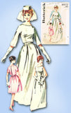 1960s Vintage Butterick Sewing Pattern 2570 Misses Wedding Dress Size 31 Bust