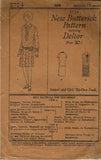 1920s Vintage Little Girls Flapper Dress Butterick VTG Sewing Pattern 2724 Sz7 - Vintage4me2