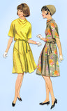 1960s Vintage Butterick Sewing Pattern 3250 Uncut Misses Bloused Dress Sz 34 B