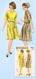 1960s Vintage Butterick Sewing Pattern 3250 Uncut Misses Bloused Dress Sz 34 B