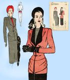 Butterick 4428: 1940s Uncut Misses Slender Suit Size 32 B Vintage Sewing Pattern