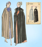 1940s Original Vintage Butterick Sewing Pattern 4591 Gorgeous Misses Cape Sz SM