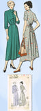 1940s Vintage Butterick Sewing Pattern 4667 Easy Misses Maternity Dress Size 32B - Vintage4me2