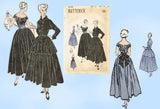 Butterick 4740: 1940s Misses Evening Gown & Jacket Sz 30B Vintage Sewing Pattern