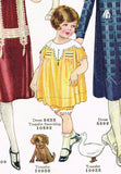 Butterick 5633: 1920s Cute Toddler Girls Bloomer Dress Sz4 Vintage Sewing Pattern