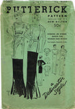 Butterick 5911: 1930s Misses Evening Gown & Tunic Sz 33B Vintage Sewing Pattern