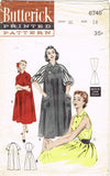 1950s Vintage Butterick Sewing Pattern 6748 Easy Raglan Sleeve Dress Size 36 B