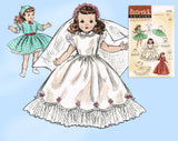 1950s Vintage Butterick Sewing Pattern 6759 Uncut 21 Inch Doll Clothes