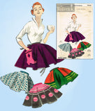 1950s Vintage Butterick Sewing Pattern 7536 Uncut Misses Easy Apron Set Fits All - Vintage4me2