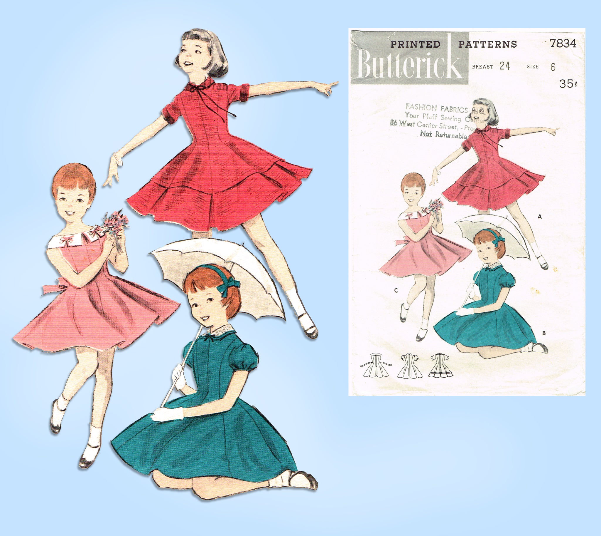 Butterick: 1960s Sweet Uncut Girls Dress Sz 14 Vintage Sewing Pattern –  Vintage4me2