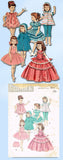 1950s Vintage Butterick Sewing Pattern 7975 16 Inch Toni Walker Doll Clothes