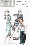 1950s Vintage Butterick Sewing Pattern 8237 Uncut Misses Skirt Blouse Sz 31.5 B