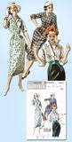 1950s Vintage Butterick Sewing Pattern 8237 Uncut Misses Skirt Blouse Sz 31.5 B