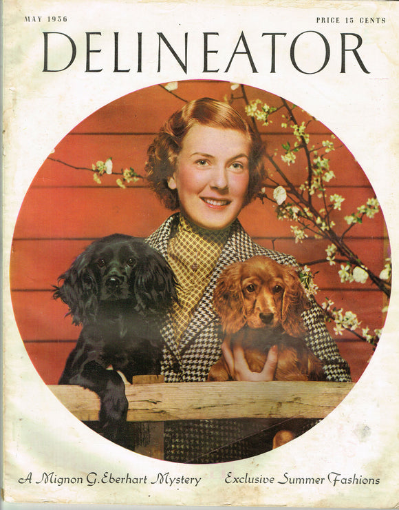 1930s Original Vintage Butterick Delineator Patterns & Womens Magazine May 1936 - Vintage4me2