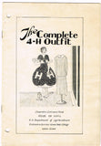 1930s Vintage 4H Extension USDA Booklet The Complete 4H Outfit ORIGINAL