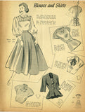 1940s Rare Fashion Service Mail Order Sewing Pattern 42 Page Catalog 1948