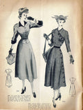 1940s Rare Fashion Service Mail Order Sewing Pattern 42 Page Catalog 1948