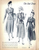 1940s Rare Fashion Service Mail Order Sewing Pattern 42 Page Catalog 1948