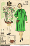 1930s Vintage Du Barry Pattern 1917B Uncut Artist's Smock Elephant App Sz 34 B - Vintage4me2