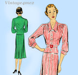 Du Barry 2048: 1930s Uncut Misses 2 PC Suit Size 34 Bust Vintage Sewing Pattern