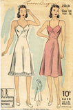 1940s Vintage Du Barry Sewing Pattern 2535 Stunning WWII Misses Bias Cut Slip 32 - Vintage4me2