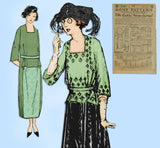 Ladies Home Journal 2746: 1920s Uncut Designer Dress 34B Vintage Sewing Pattern