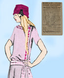 Ladies Home Journal 2975: 1920s Uncut Girls Flapper Dress Sz12 VTG Sewing Pattern