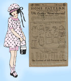 Ladies Home Journal 2983: 1920s Uncut Girls Bloomer Dress Sz4 VTG Sewing Pattern