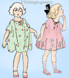 Ladies Home Journal 3591: 1920s Toddler Girls Dress Sz 6 Vintage Sewing Pattern