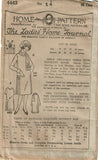 1920s VTG Ladies Home Journal Sewing Pattern 4443 Uncut Girls Dress & Scarf Sz14