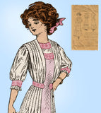 Ladies Home Journal 4971: 1910s Edwardian Dress Sz 34 B Vintage Sewing Pattern - Vintage4me2