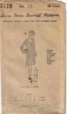 1920s VTG Ladies Home Journal Sewing Pattern 5119 Uncut Girls Flapper Dress Sz10