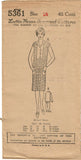 1920s VTG Ladies Home Journal Sewing Pattern 5361 Uncut Misses Flapper Dress 34B