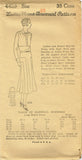 1930s VTG Ladies Home Journal Sewing Pattern 6420 Uncut Plus Size Dress 40 Bust - Vintage4me2