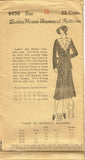 1930s Ladies Home Journal Sewing Pattern 6439 Uncut Misses 2 PC Suit Sz 34 Bust