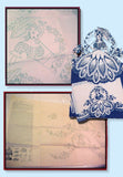 1940s Vintage Laura Wheeler Embroidery Transfer 511 Uncut Garden Gal Pillowcases