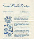 1940s Vintage Laura Wheeler Embroidery Transfer 923 Uncut Puppy Romance Motifs