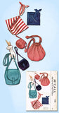 1950s Vintage McCalls Sewing Pattern 1508 Uncut Misses Set of Purses & Handbags