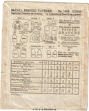 McCall 1918: 1930s Rare 11.5 Inch Patsykins Doll Clothes Vintage Sewing Pattern