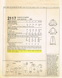 1960s Vintage McCall Sewing Pattern 2117 Cute Toddler Girls Jumper Dress Sz 3