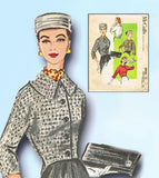 1950s Vintage McCall's Sewing Pattern 3936 Uncut Misses Bolero Jacket Set Sz 34B