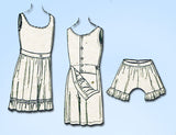 1910s Vintage McCall Sewing Pattern 4420 FF Toddler Girls Underwaist & Drawers 4 - Vintage4me2