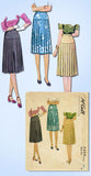 1940s Vintage McCall Sewing Pattern 5209 Uncut Misses WWII Pleated Skirt Sz 30 W - Vintage4me2