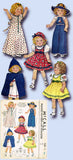 1930s Vintage McCall Sewing Pattern 525 Shirley Temple 20inch Doll Clothes