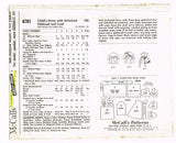 1960s Vintage McCalls Sewing Pattern 6701 Helen Lee Toddler Girls Dress & Coat 5 - Vintage4me2