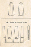 1940s Classic Skirt Pattern 1948 McCall Sewing Pattern Size 26 W - Vintage4me2