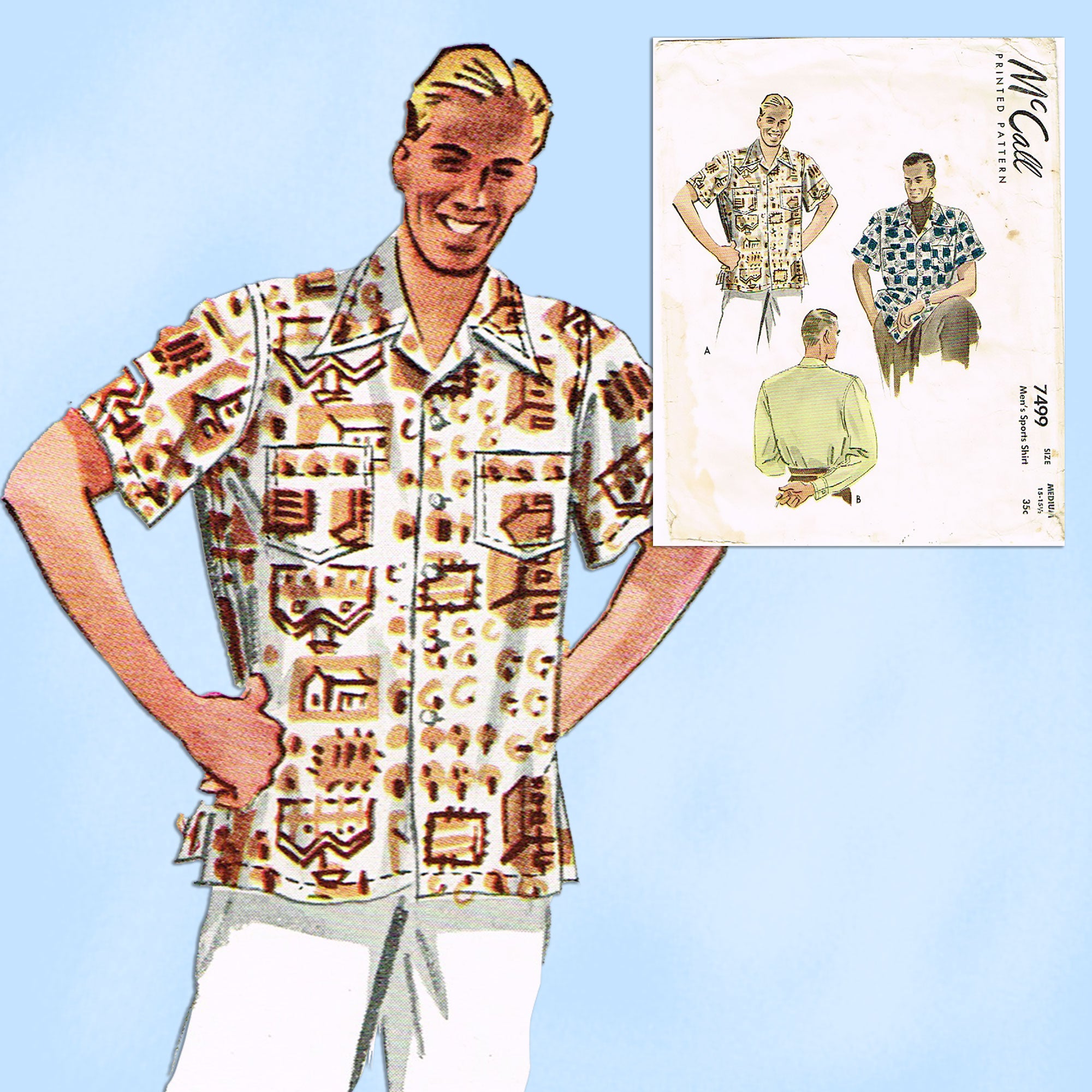 Tropical Shirt sewing pattern