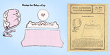 McCall 854: 1920s Sweet Baby Cap or Bonnet Rare Antique Vintage Sewing Pattern