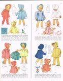 1940s Vintage McCall Sewing Pattern 964 Baby Girls Heirloom Coat & Bonnet 6 mos vintage4me2